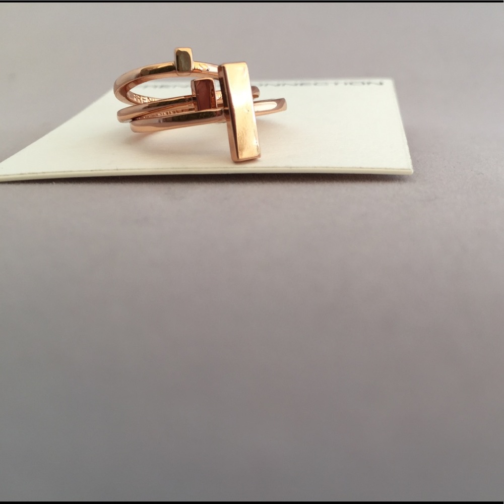 Trio of Stackable Rings - French Connection.